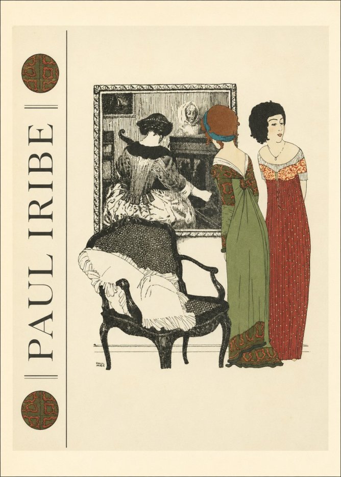 Paul Iribe Elegant Interior Scene No3 - Juliste