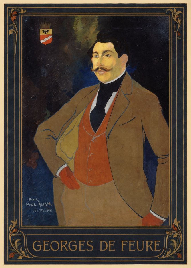 Georges de Feure Portrait De Paul Adam No3 - Juliste