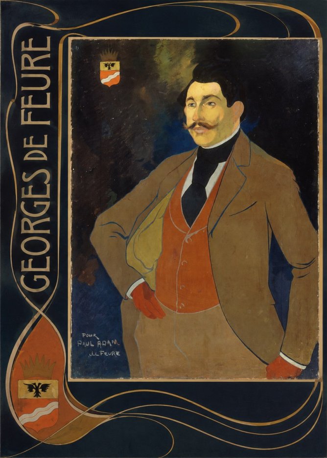 Georges de Feure Portrait De Paul Adam No5 - Juliste