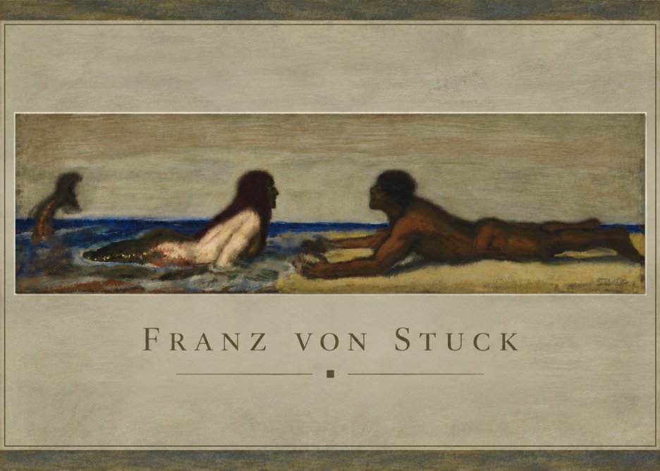 Franz von Stuck Mermaids No4 - Juliste