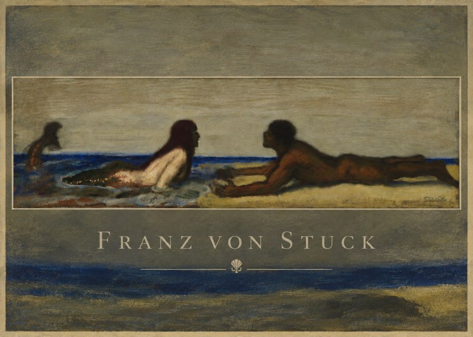 Franz von Stuck Mermaids No5 - Juliste