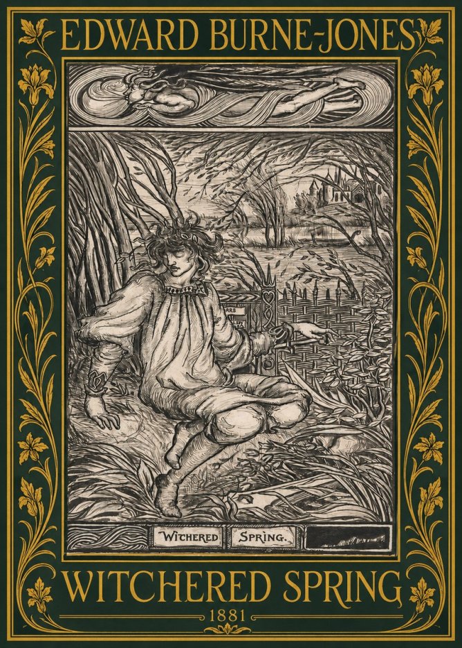 Edward Burne-Jones Withered Spring No2 - Juliste