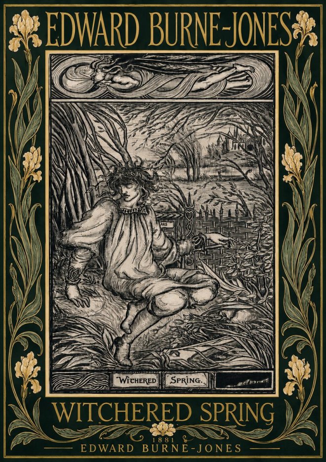 Edward Burne-Jones Withered Spring No6 - Juliste