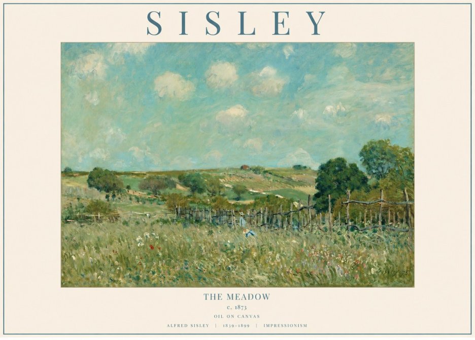 Sisley The Meadow No1 - Juliste