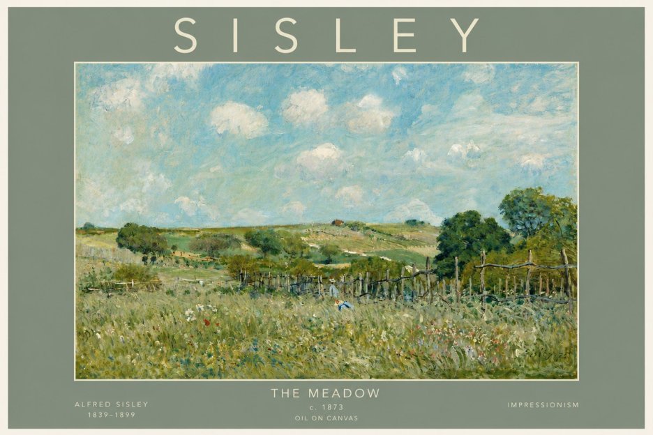 Sisley The Meadow No4 - Juliste