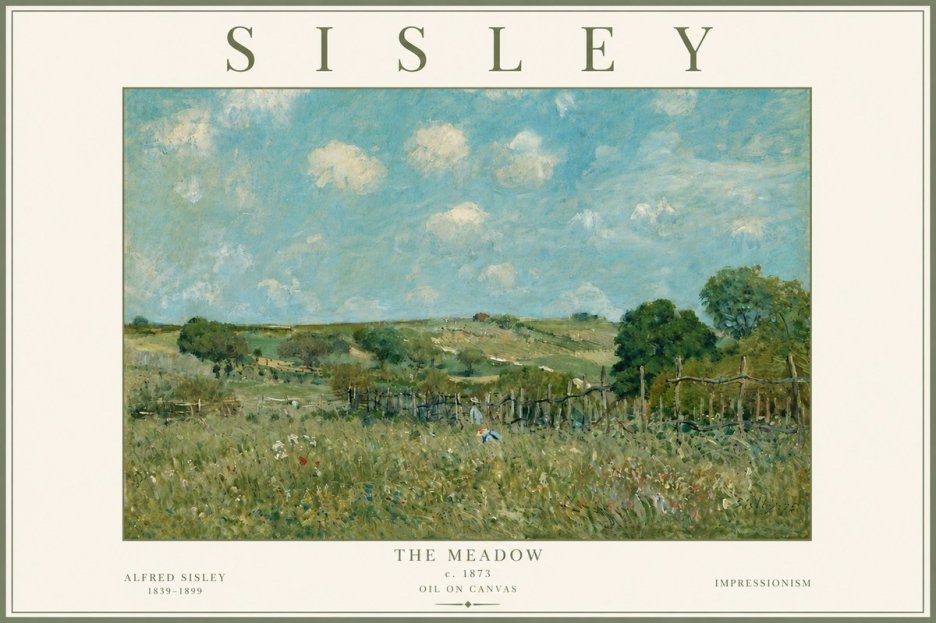 Sisley The Meadow No6 - Juliste