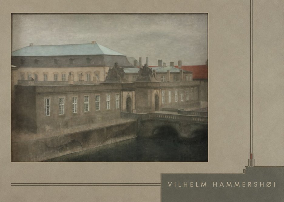 Vilhelm Hammershøi The Old Christiansborg, Late Autumn No4 - Juliste