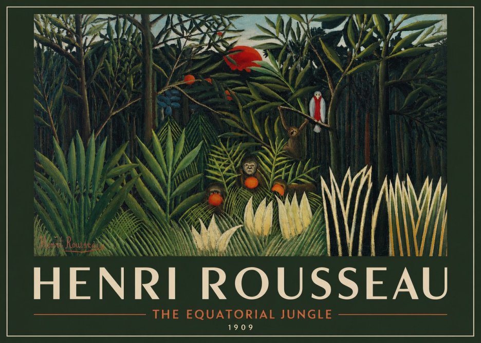 Rousseau The Equatorial Jungle I No2 - Juliste