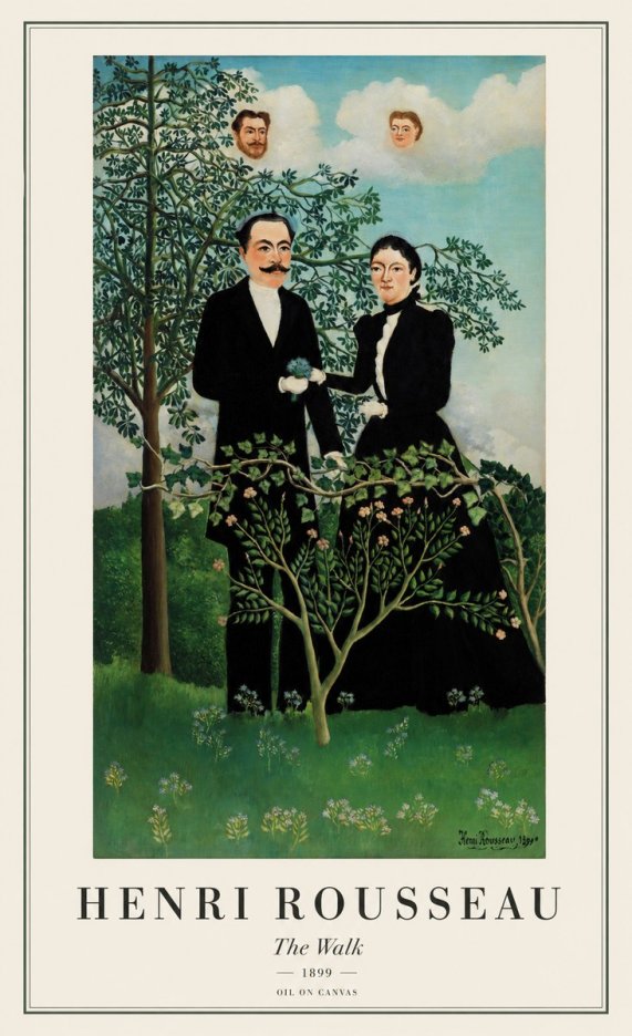 Rousseau The Walk No1 - Juliste
