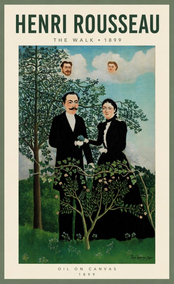 Rousseau The Walk No4 - Juliste