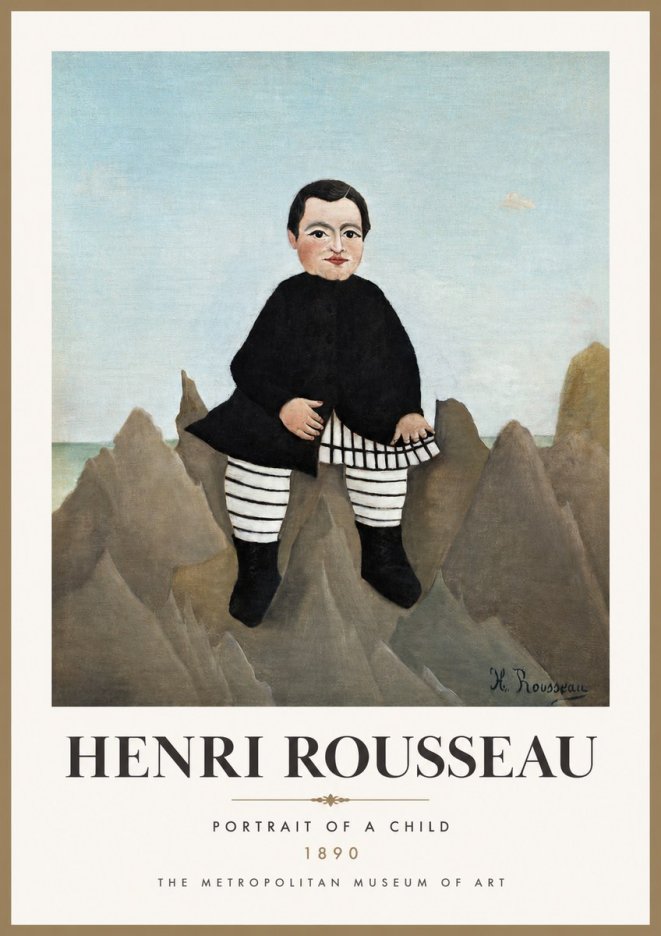 Rousseau Portrait of a Boy No3 - Juliste
