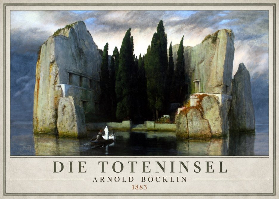Arnold Böcklin Die Toteninsel I No1 - Juliste
