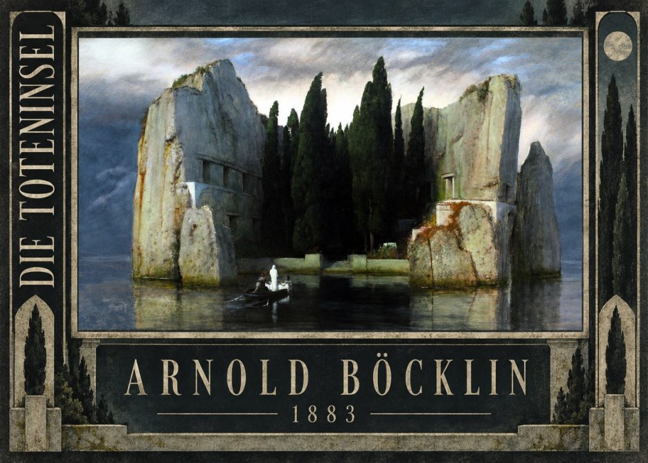 Arnold Böcklin Die Toteninsel I No2 - Juliste