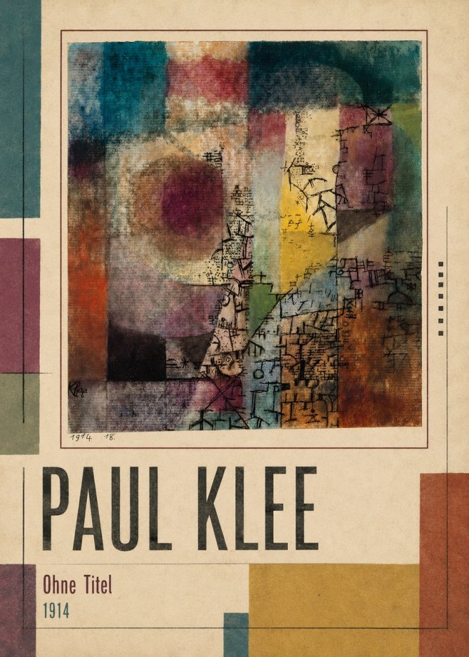 Paul Klee Ohne Titel I No1 - Juliste