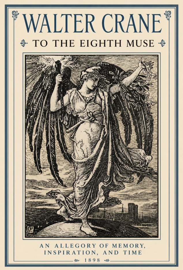 Walter Crane To the Eighth Muse No3 - Juliste