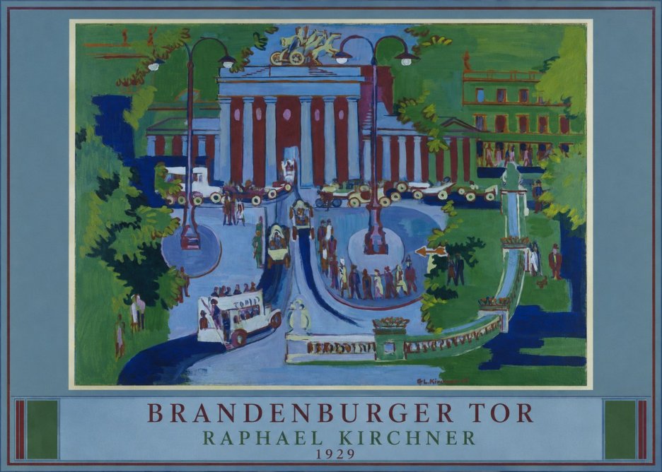 Raphael Kirchner Brandenburger Tor 1929 No4 - Juliste