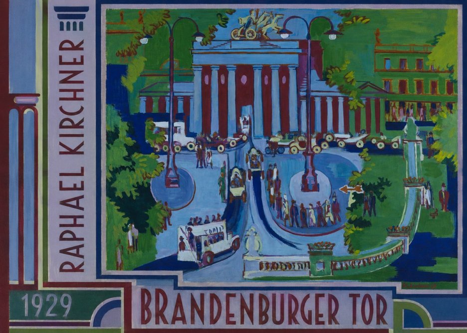 Raphael Kirchner Brandenburger Tor 1929 No6 - Juliste