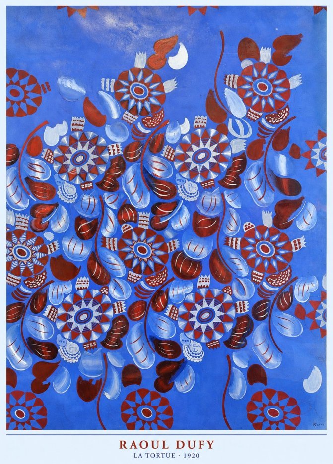 Raoul Dufy La Tortue No4 - Juliste