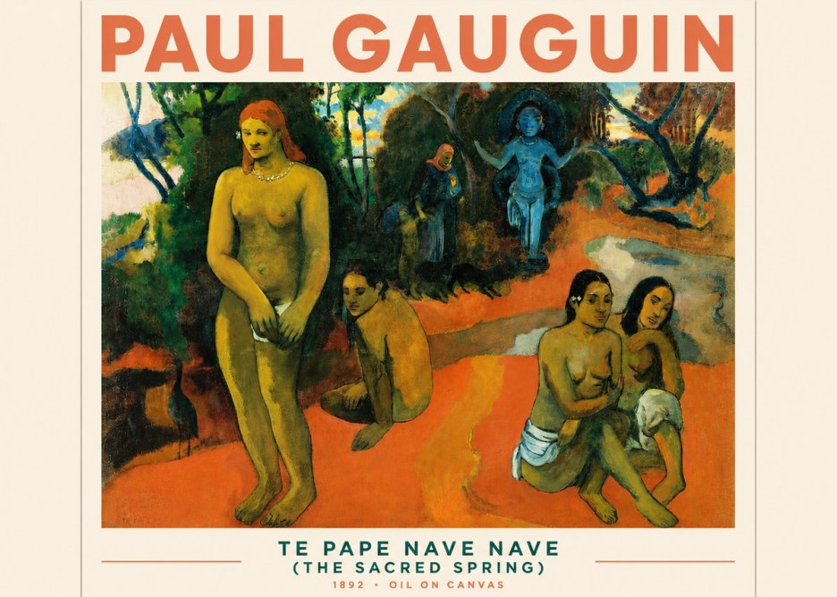 Paul Gauguin Te Pape Nave Nave (the Sacred Spring) No3 - Juliste
