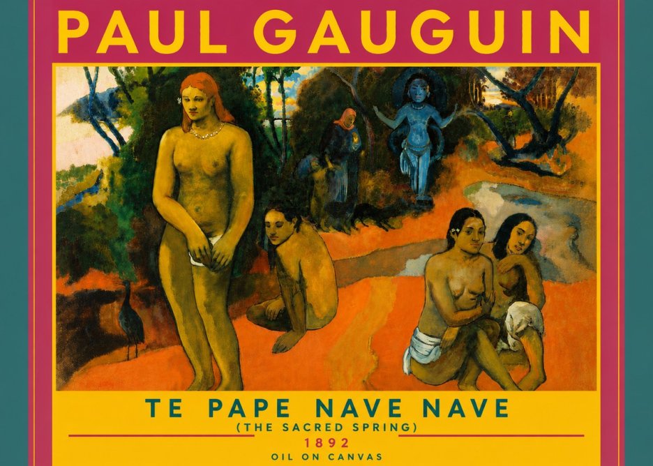 Paul Gauguin Te Pape Nave Nave (the Sacred Spring) No6 - Juliste