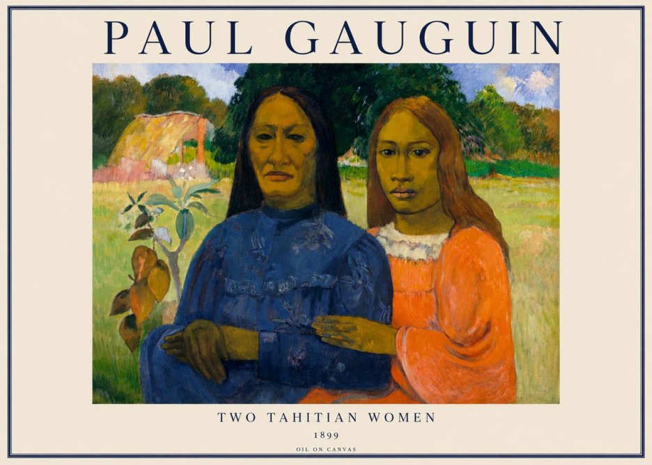 Paul Gauguin Two Tahitian Women II No1 - Juliste