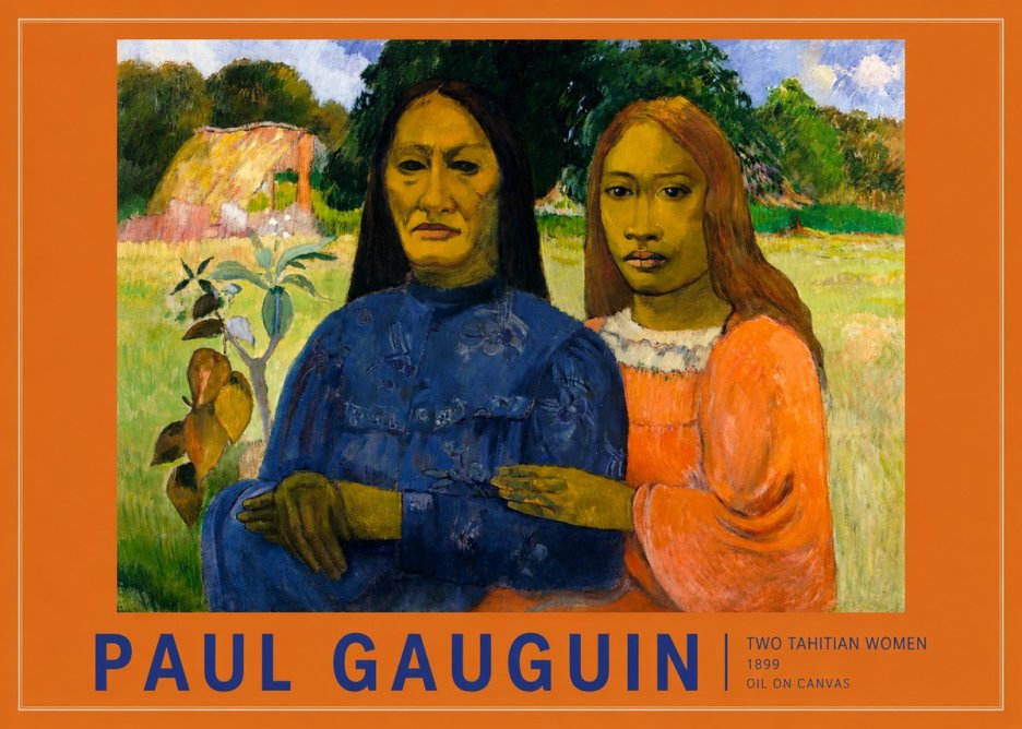 Paul Gauguin Two Tahitian Women II No2 - Juliste