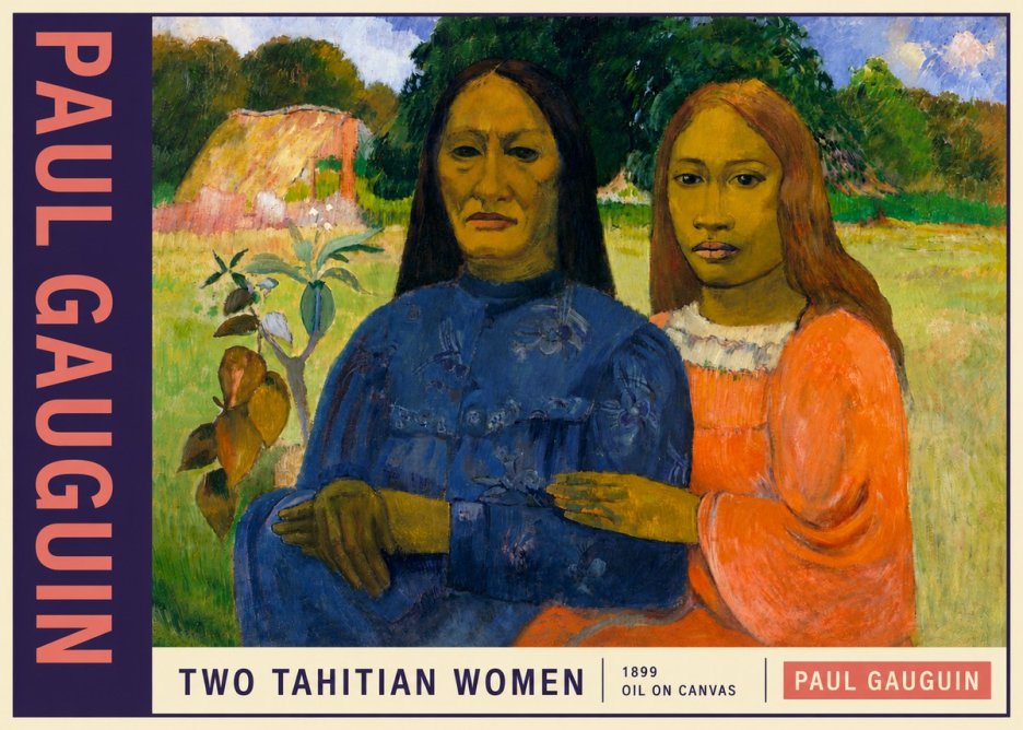 Paul Gauguin Two Tahitian Women II No5 - Juliste