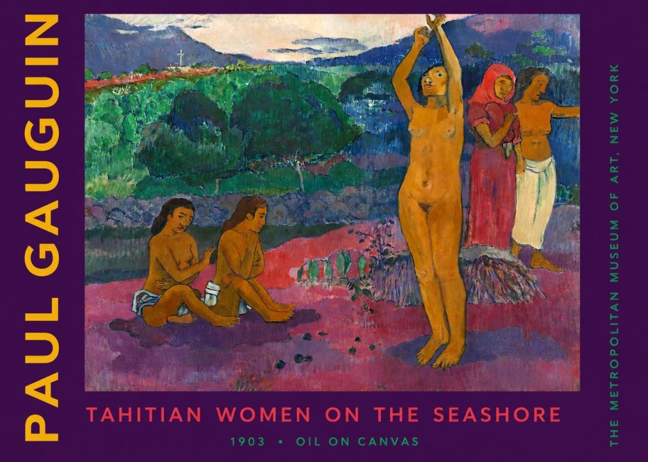 Paul Gauguin Tahitian Women on the Seashore No2 - Juliste