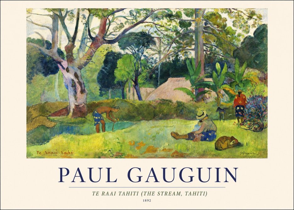 Paul Gauguin Te Ra'ai Rahi (the Great Pond) No2 - Juliste