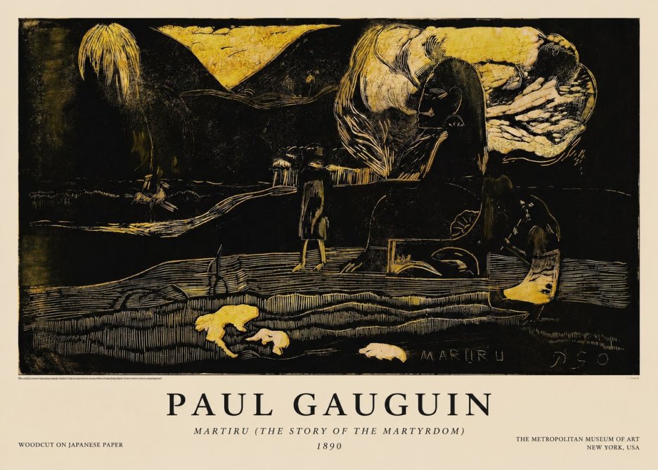 Paul Gauguin Mairit U No5 - Juliste