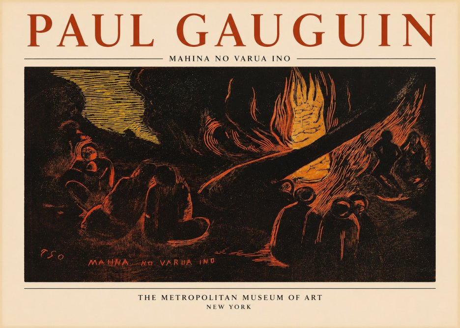 Paul Gauguin Mahina No Varua Ino No1 - Juliste
