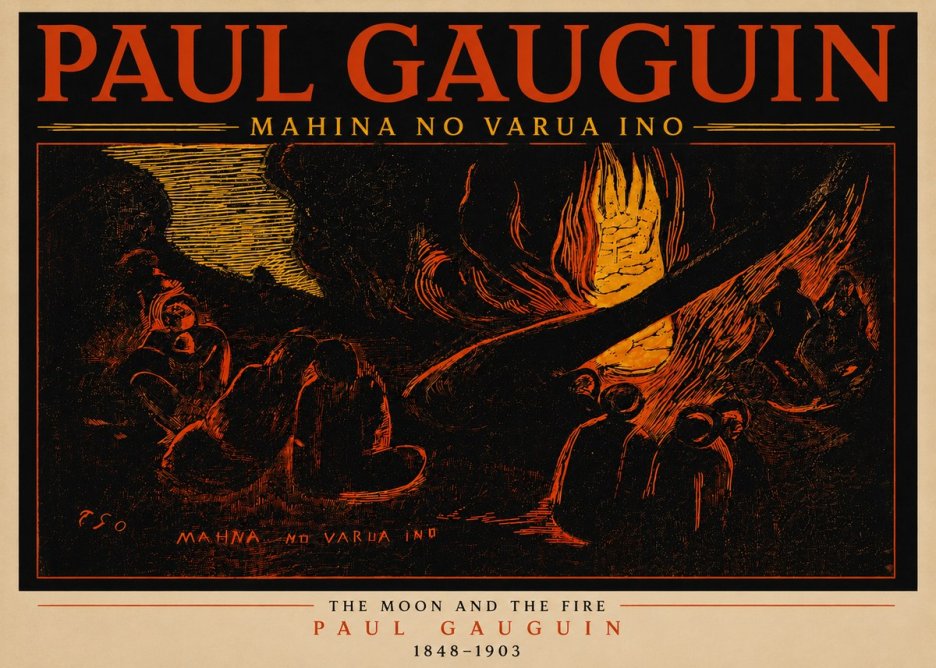 Paul Gauguin Mahina No Varua Ino No5 - Juliste