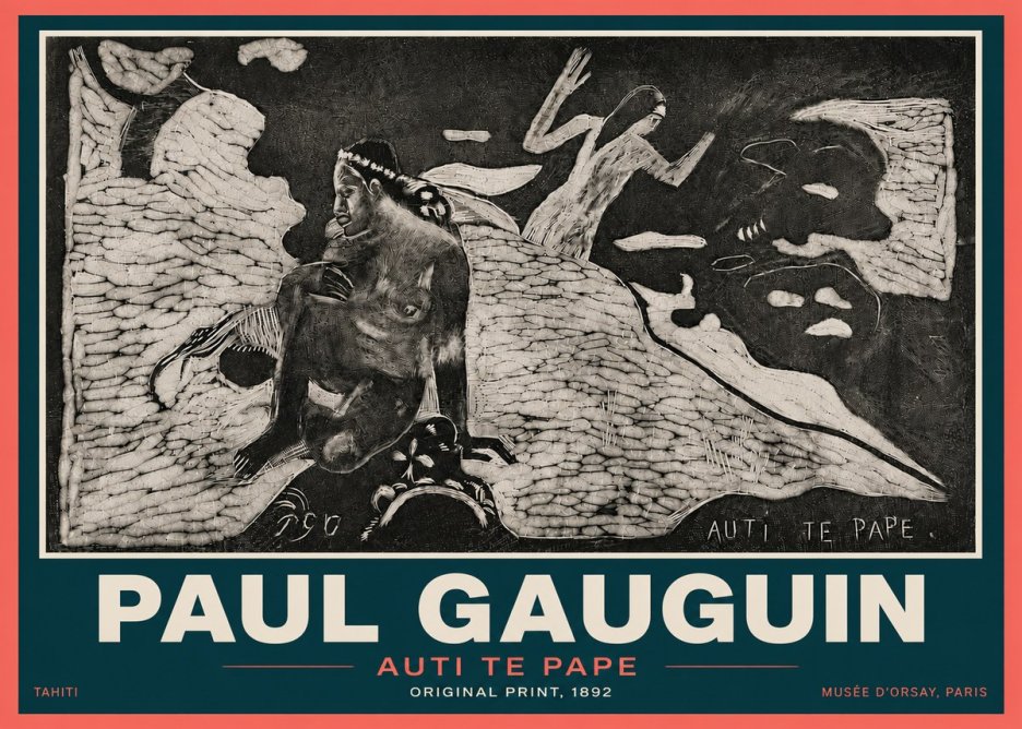 Paul Gauguin Auti Te Pape No6 - Juliste