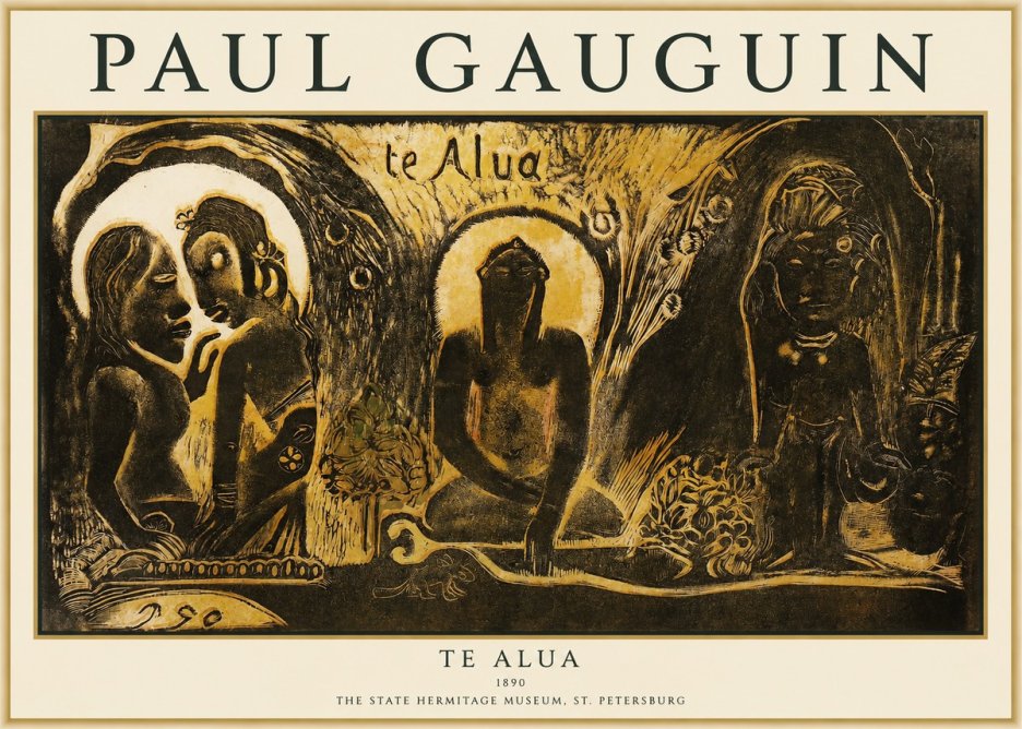 Paul Gauguin Te Alua (the Ghost) No6 - Juliste