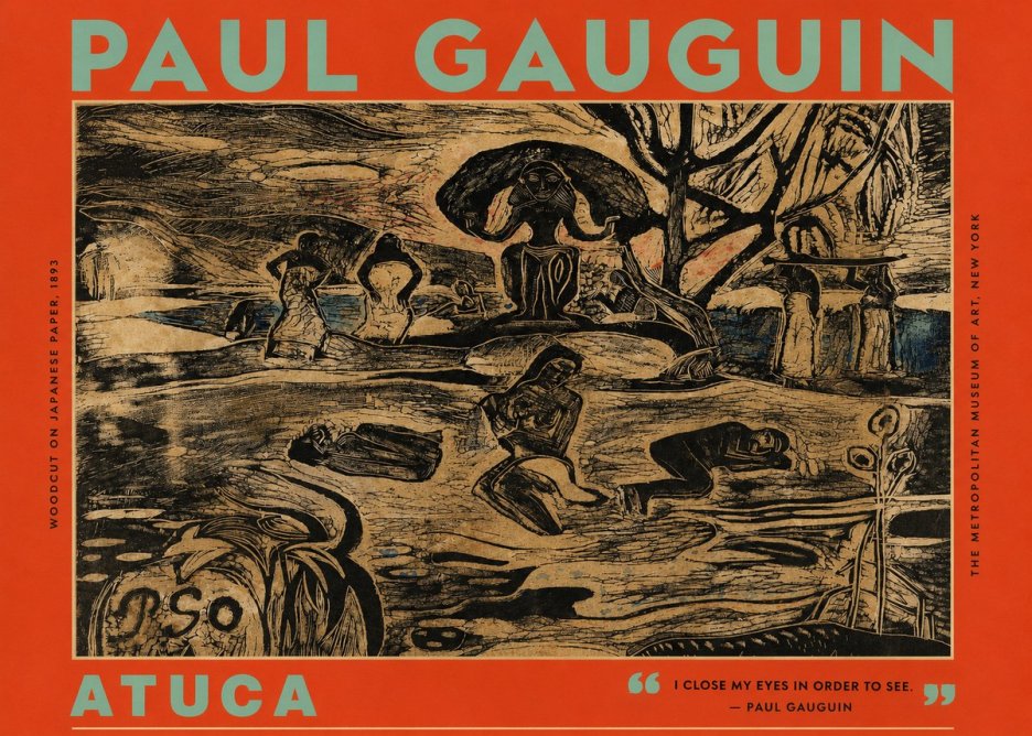 Paul Gauguin Atuca No2 - Juliste
