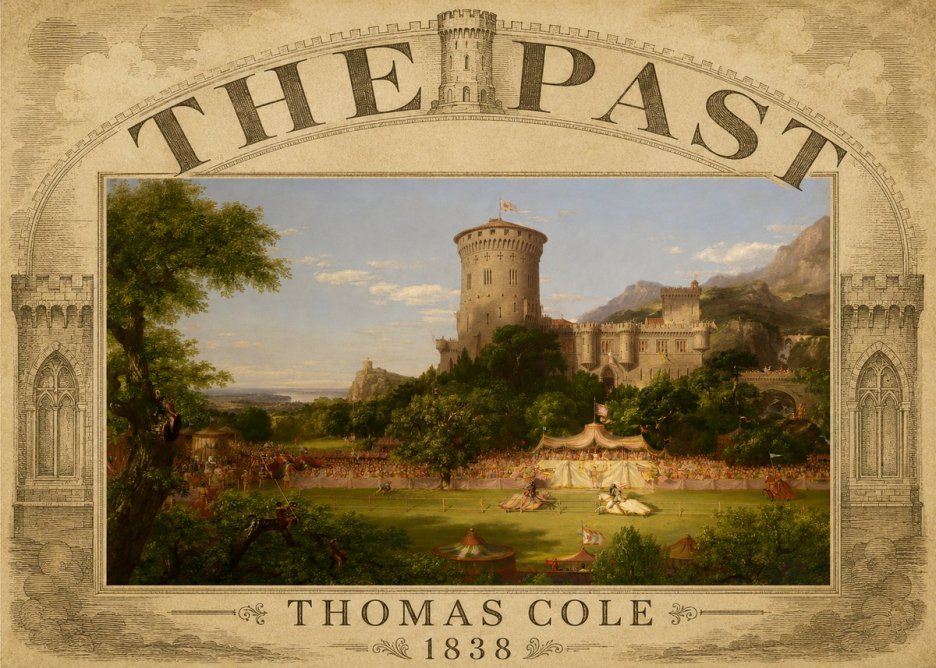 Thomas Cole The Past No3 - Juliste