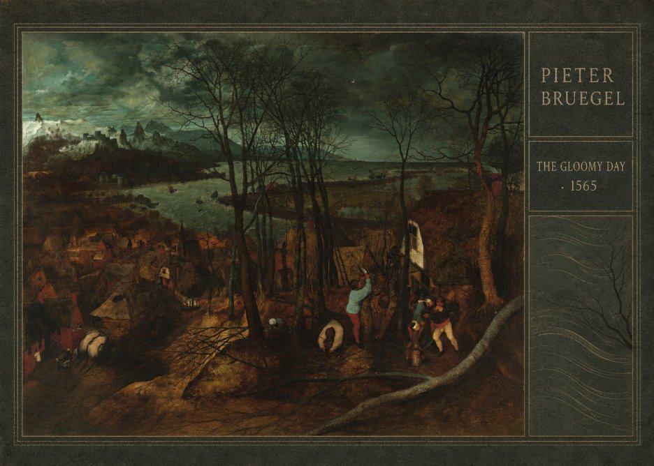 Pieter Bruegel The Gloomy Day No4 - Juliste