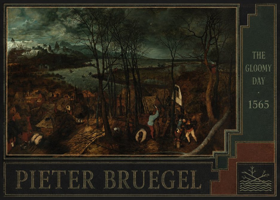 Pieter Bruegel The Gloomy Day No6 - Juliste