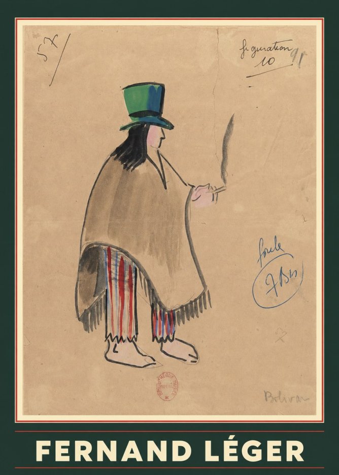 Fernand Léger Bolivar I No1 - Juliste