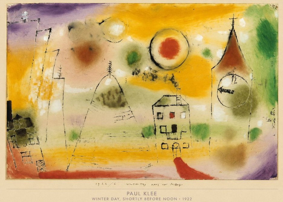 Paul Klee Winter Day, Shortly Before Noon No6 - Juliste