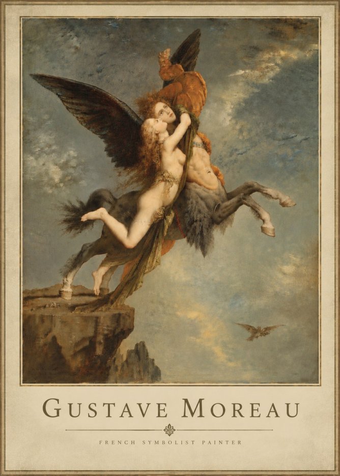 Gustave Moreau The Chimaera No5 - Juliste