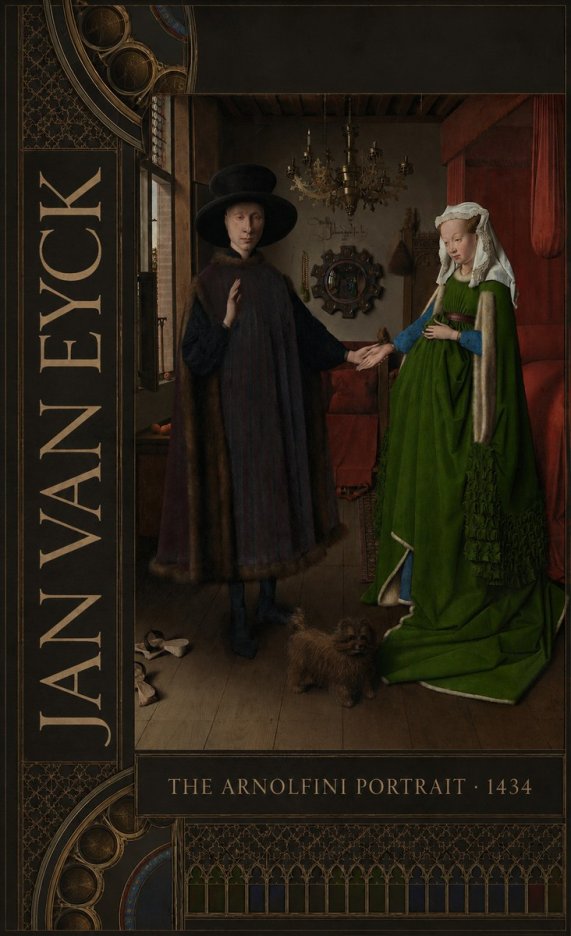 Jan van Eyck The Arnolfini Portrait I No3 - Juliste