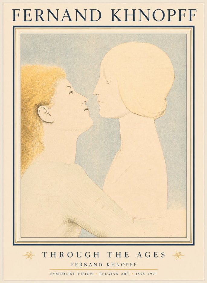Fernand Khnopff Through the Ages No1 - Juliste