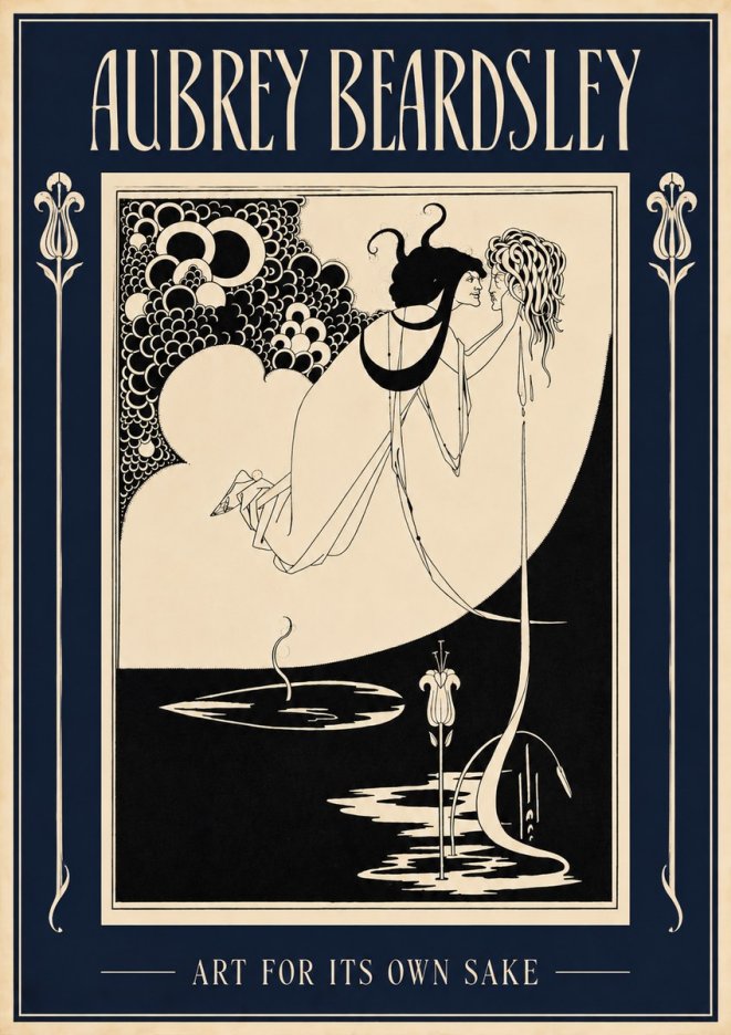 Aubrey Beardsley Art for Its Own Sake No2 - Juliste