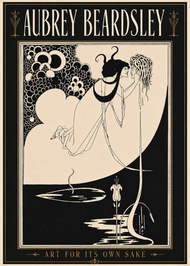 Aubrey Beardsley Art for Its Own Sake No5 - Juliste