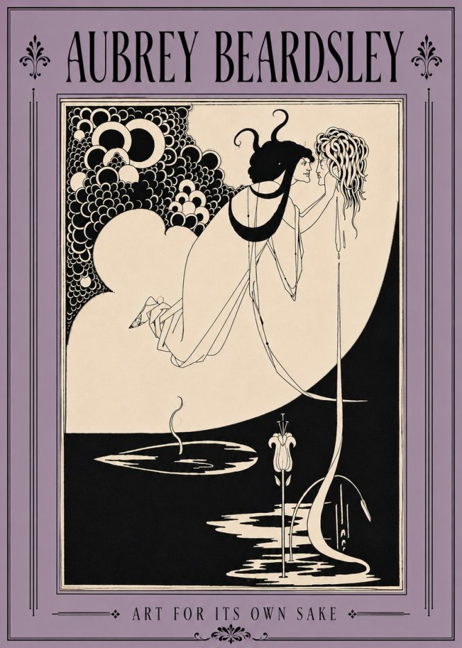 Aubrey Beardsley Art for Its Own Sake No6 - Juliste