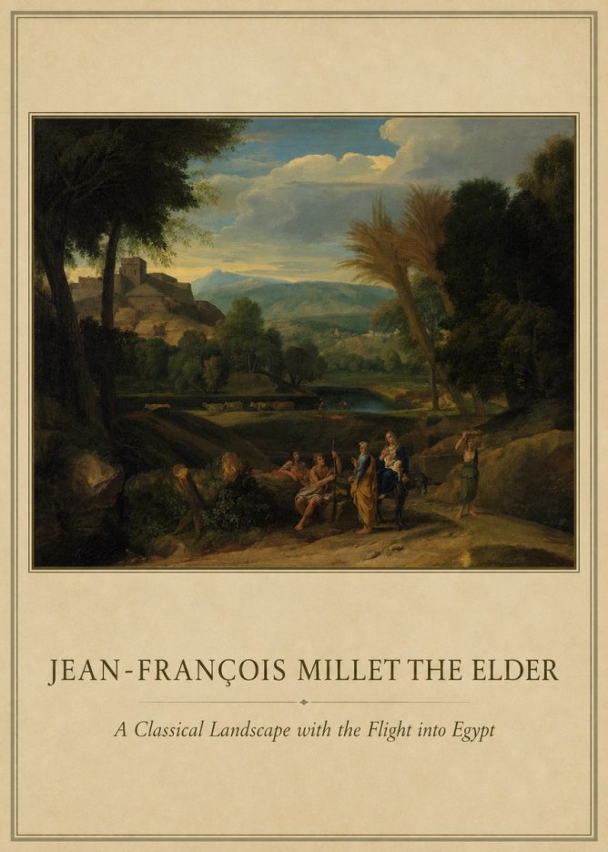 Jean-François Millet A Classical Landscape with the Flight into Egypt No1 - Juliste