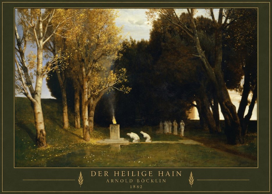 Arnold Böcklin Der Heilige Hain I No3 - Juliste