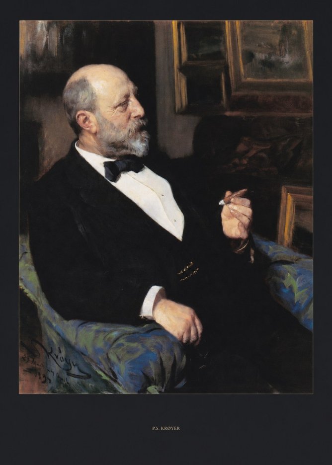 P.S. Krøyer Self-portrait I No6 - Juliste