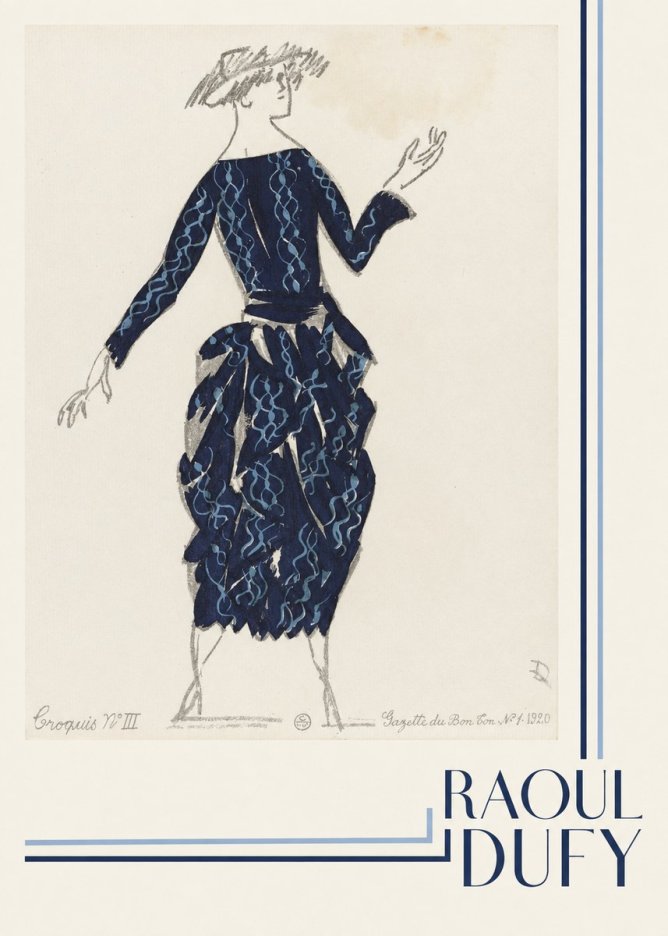Raoul Dufy Croquis N°iii No4 - Juliste